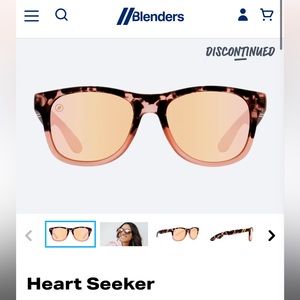 Blenders Discontinued Polarized Sunglasses - Heart Seeker